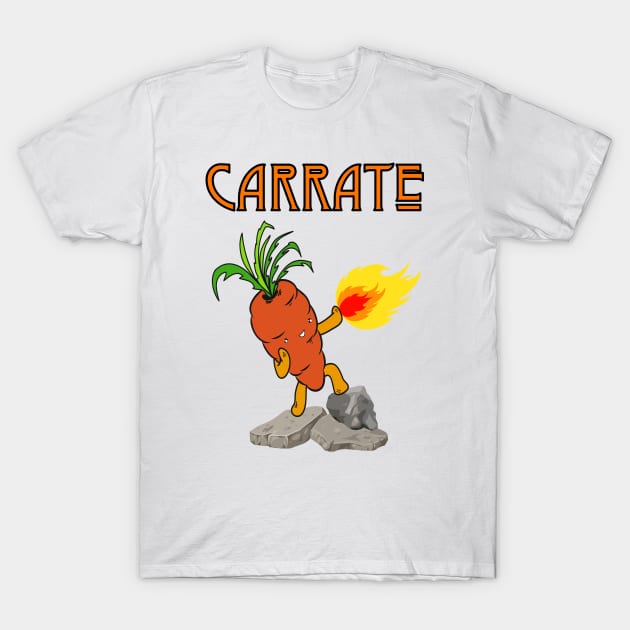 Karate carrot funny T-Shirt by BaliChili